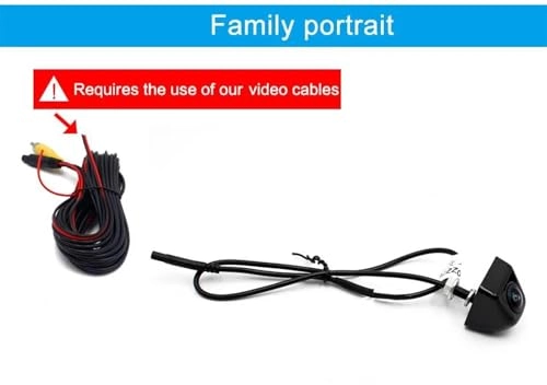 Car Backup Camera - Night vision 6M video cable 720x540