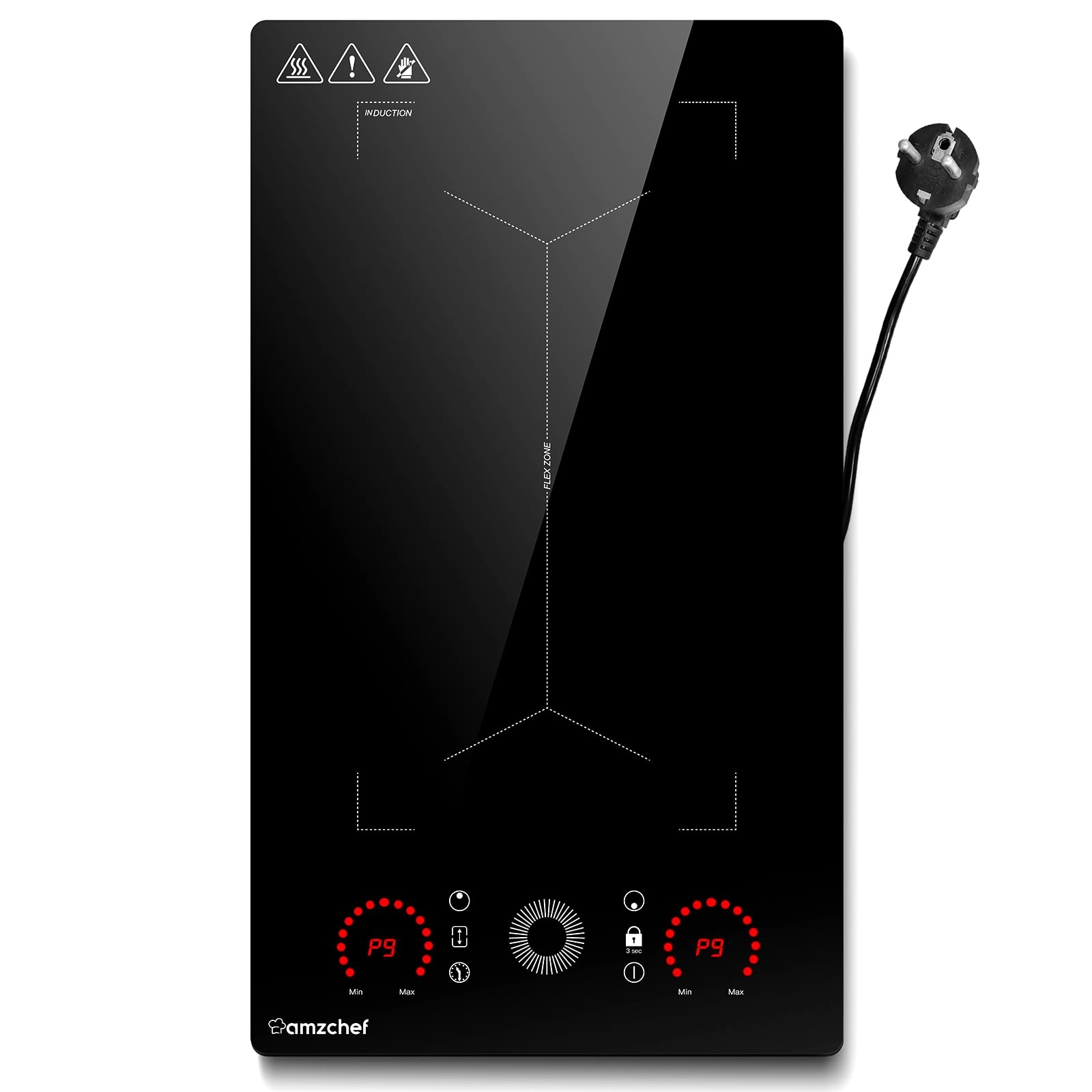 Amzchef CE-FS-IRC119B33-GA Induction hob