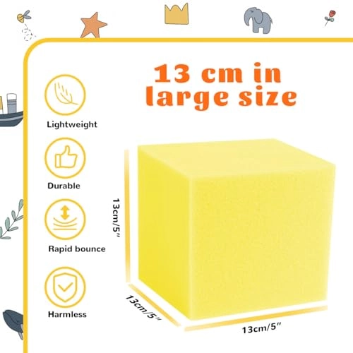 Foam Cubes - 36 months - 6 years 24 pieces