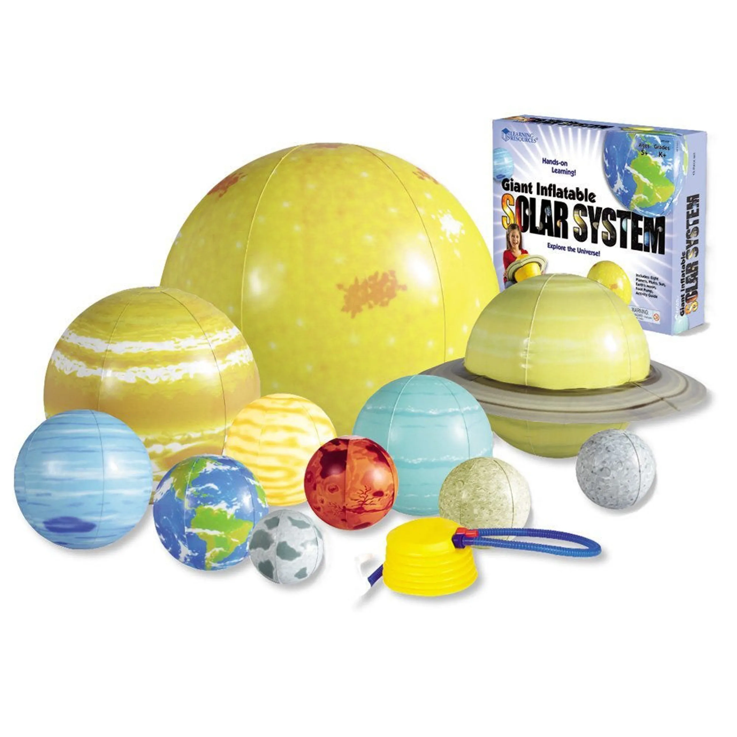 Learning Resources Inflatable Solar System Set - 5 years+ 11 pieces