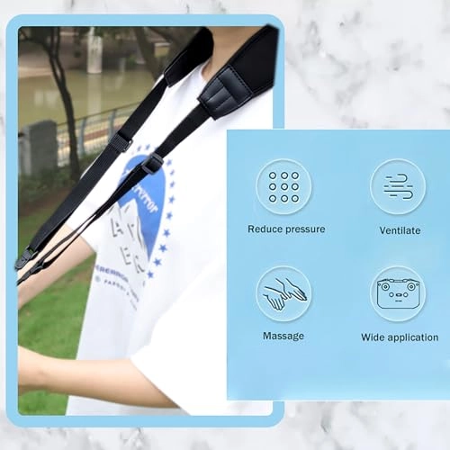 Neck Strap Decompression Massage Lanyard - Black for DJI RC-N1/RC-N2