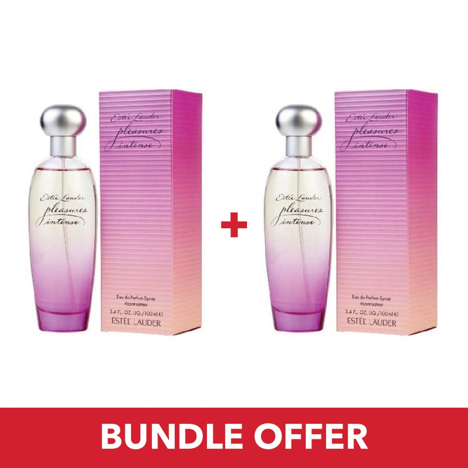 Estée Lauder Pleasures Intense Eau de Toilette 100ml Bundle