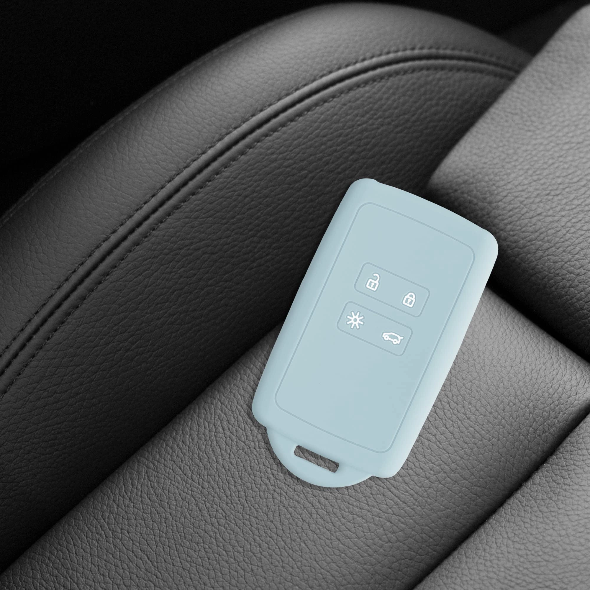 Car Key Cover - Compatible with Renault 4 Button Keyless Go