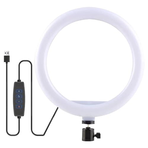 Selfie Ring Light - 3 Light Modes 10 Brightness Levels USB Powered