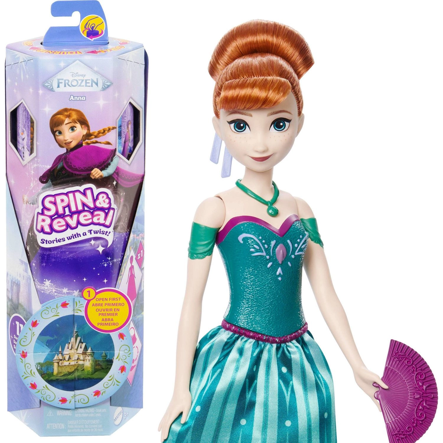 Anna Fashion Doll - 31.75 cm Spin and Reveal Ages 3+