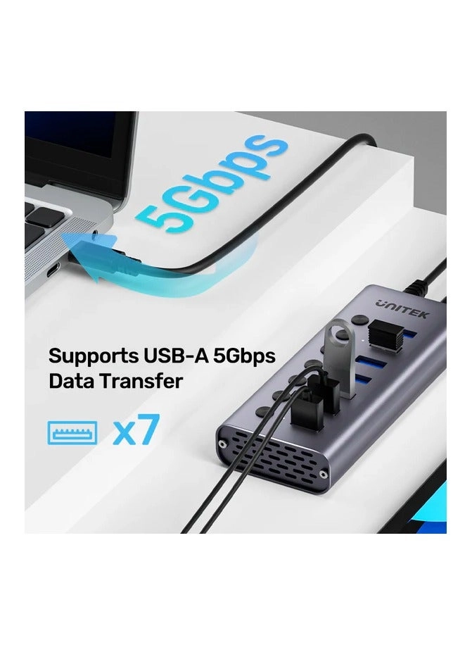 USB 3.0 Hub - 7 Ports Powered