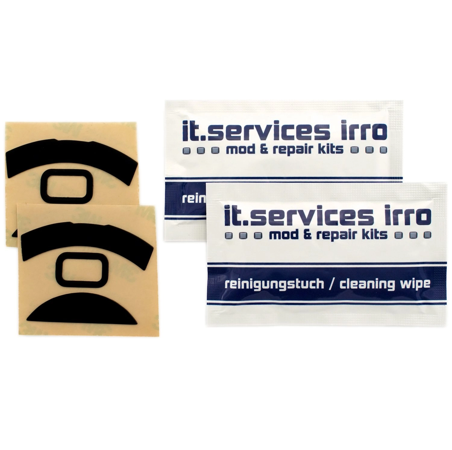 IT-Services Irro Mouse Glides - 2 Sets PTFE + Cleaning Pads - 2
