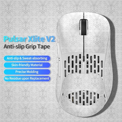 Mouse Grip Tape - Pulsar Xlite V2 Pre-Cut White