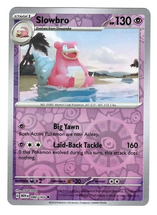 Pokémon Slowbro 080/165 - Pokemon 151
