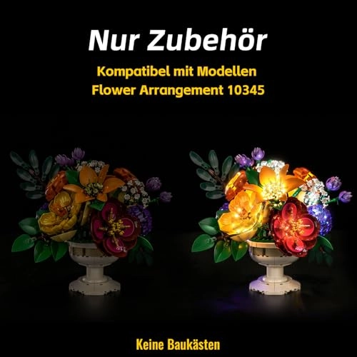 Light Kit - Compatible with 10345 Flower Arrangement LED Lighting Set