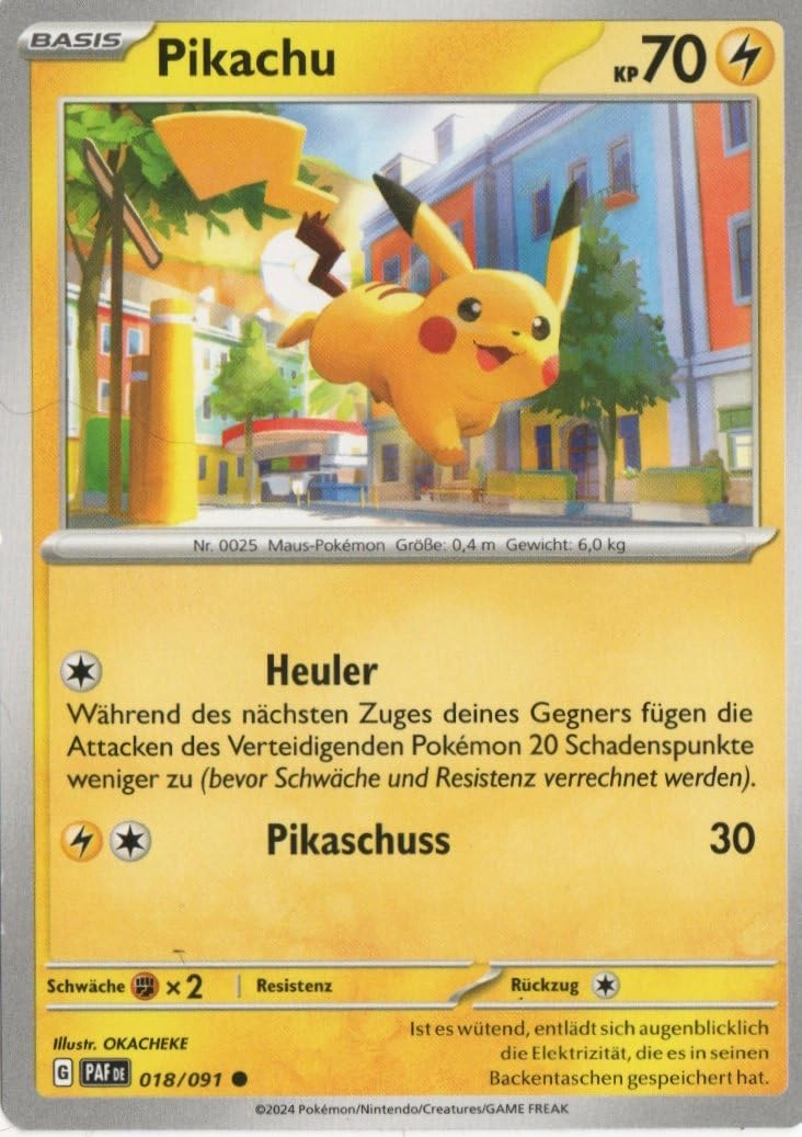 MZTCG Paldeas Schicksale Pikachu PAF 018 - German