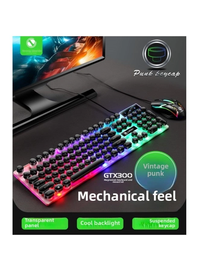 Mechanical Feel - Wired + E-sports Mouse