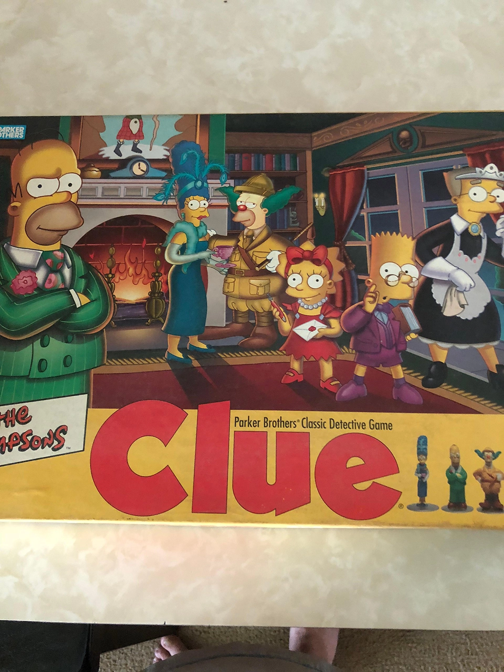 Hasbro Simpsons Clue Detective: Classic Edition