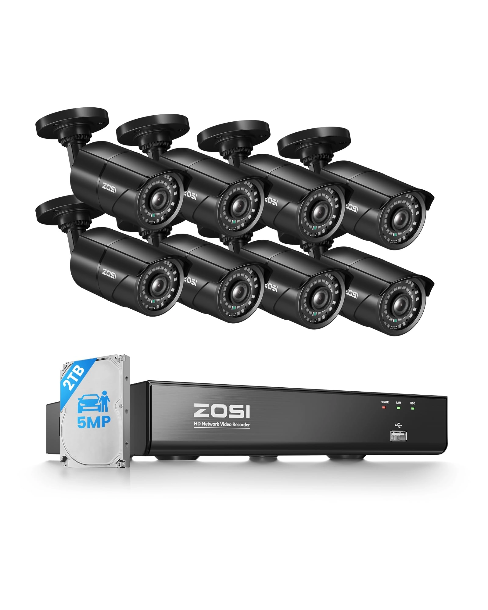Home Security Camera System - 8CH