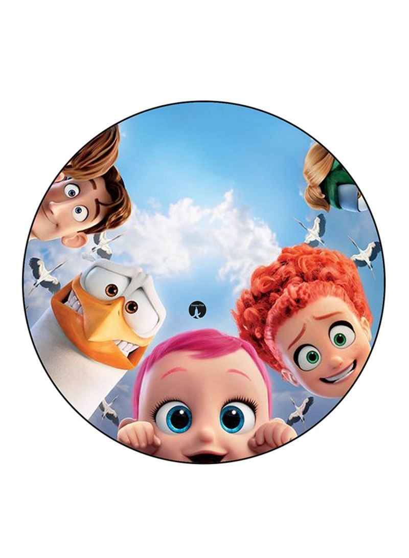 Storks Printed Mouse Pad