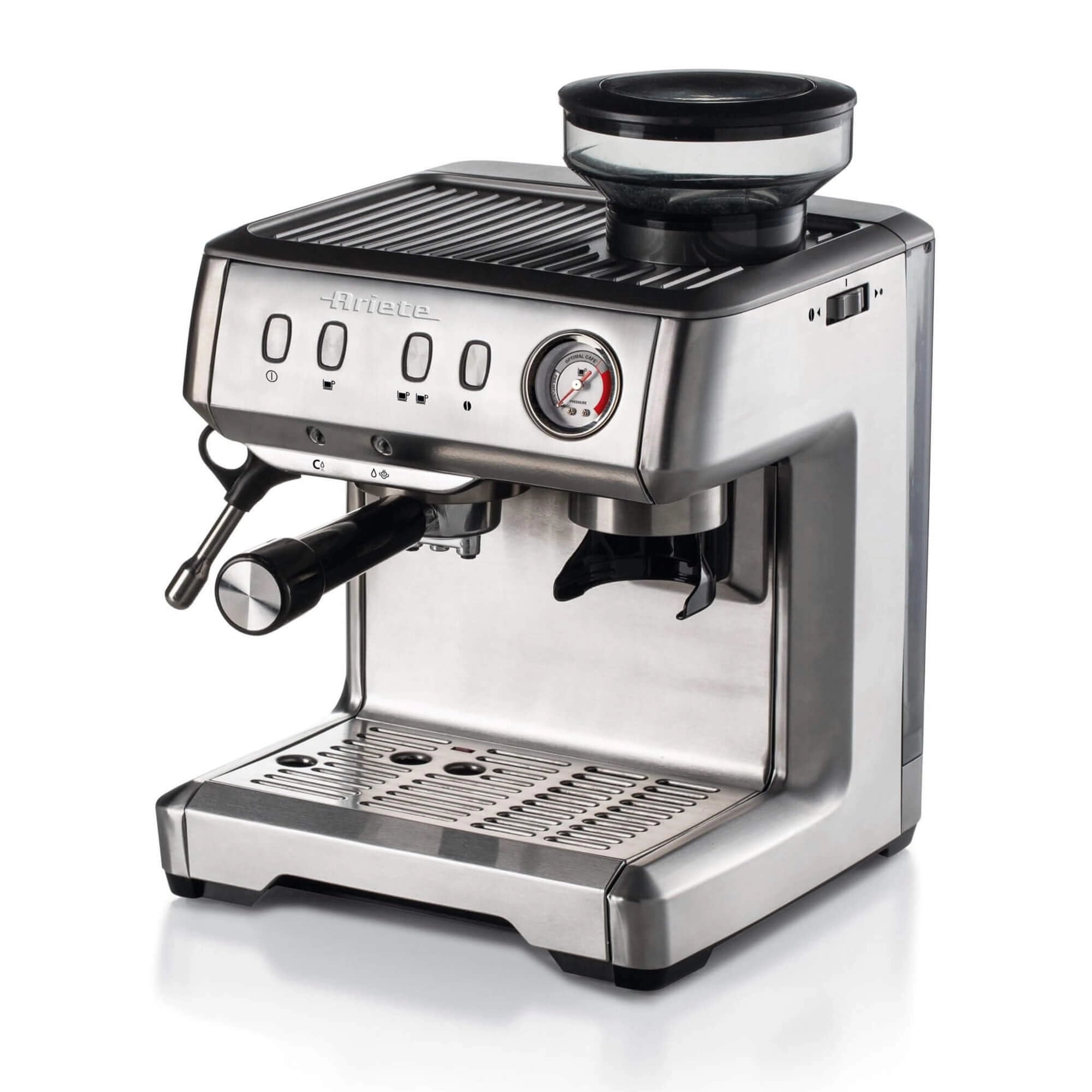 Ariete Espresso Coffee Machine Grinder & Milk ART1313