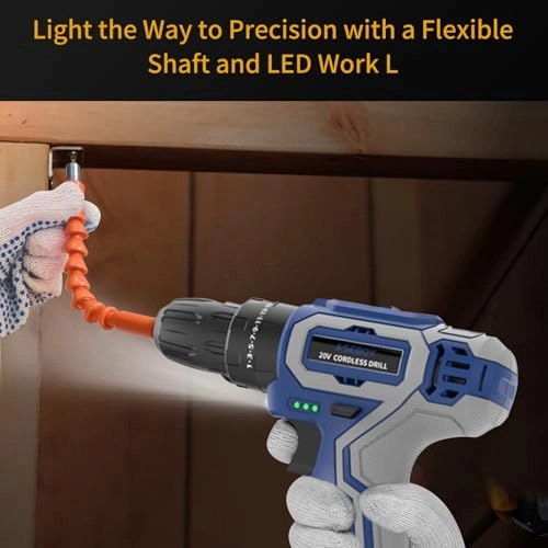 Cordless Power Drill - 21V 1650 RPM