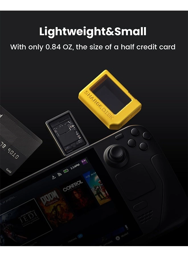 Disk M.2 NVMe SSD Enclosure - 10Gbps USB C 3.2 Gen2 NVMe Size 2230 SSDs