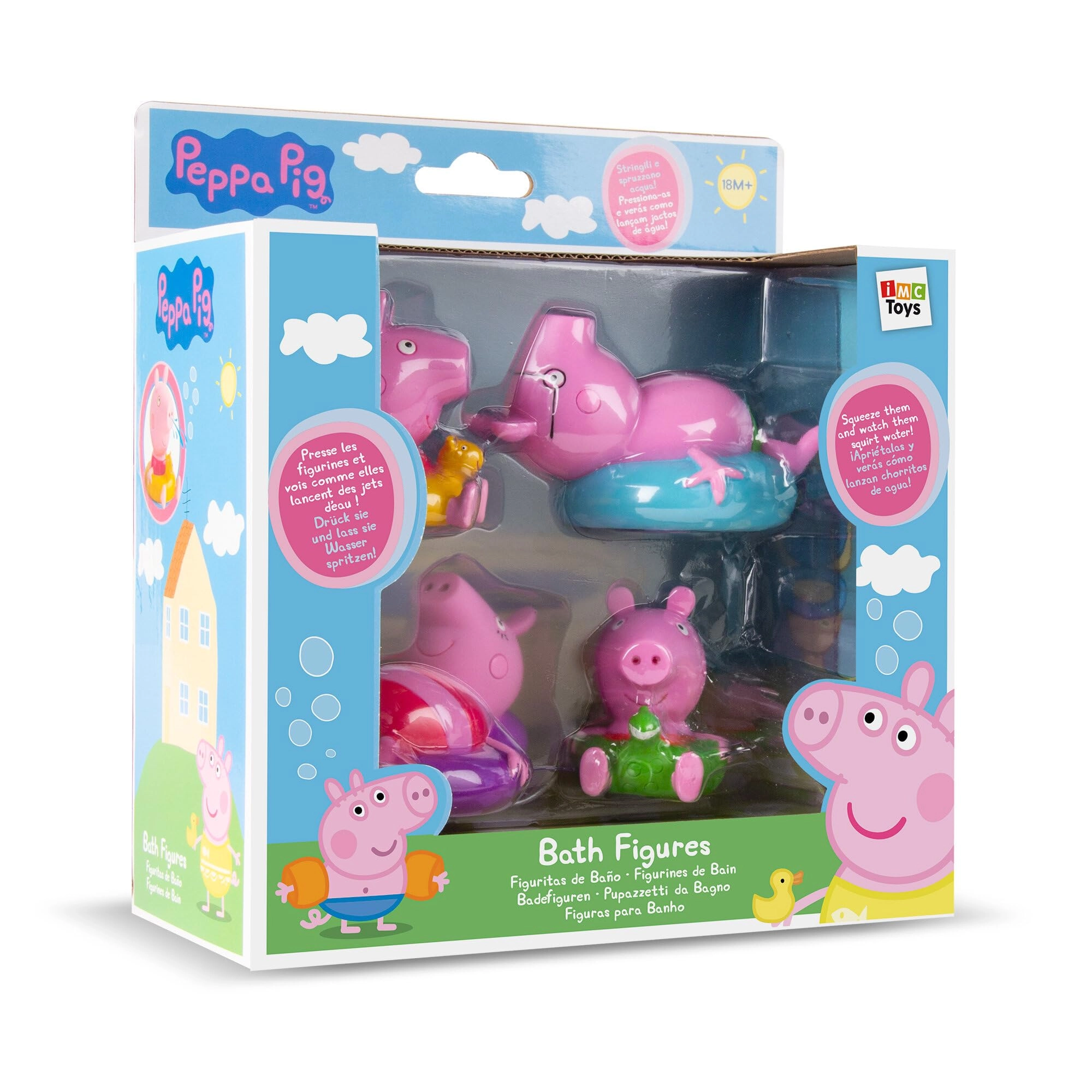 IMC Toys Peppa Pig - Figures For The Bath - 1 supplied At Random
