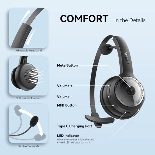 Bluetooth 5.0 Headset Wireless Headset