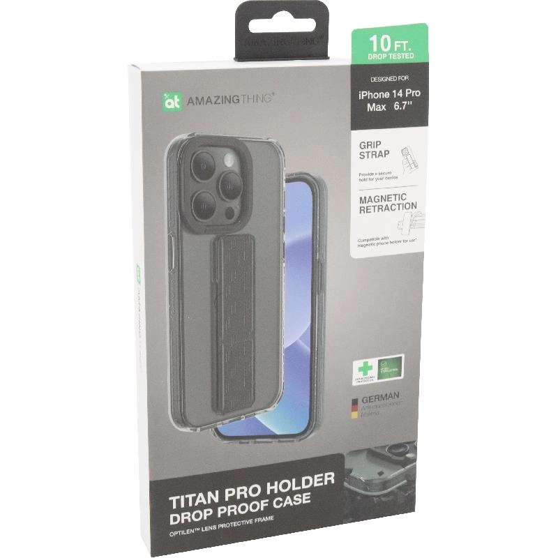 Titan Pro Back Cover Mobile Case with Stand for iPhone 15 Pro