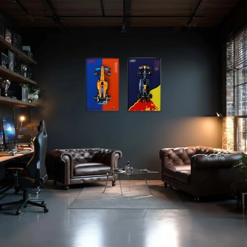 Display Wall Frame - for Lego 42141 LED Mirror