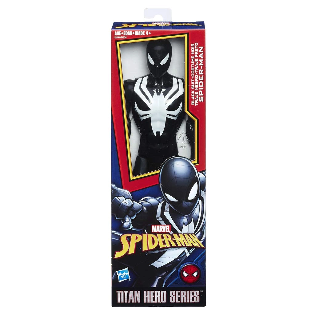 Titan Hero Series Web Warriors - Black Suit Spider-Man (TWM)