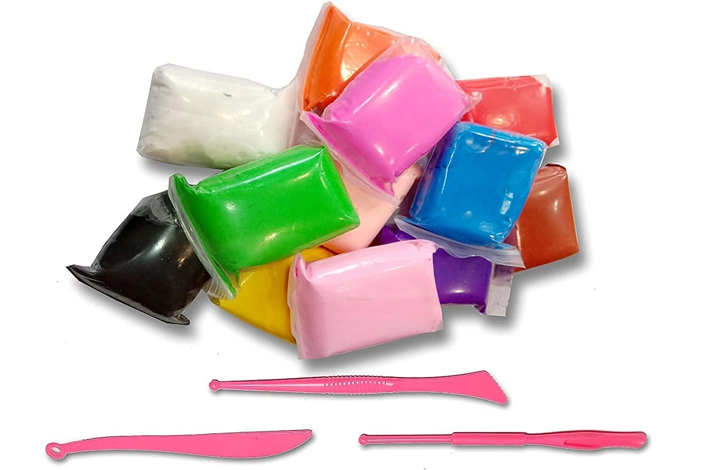 Air Dry Clay Set - 12 Color Jewellery Making Beginners Kit