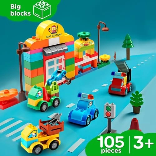 Set of Cars - 105 pcs