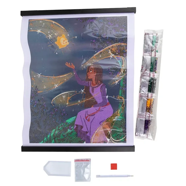 Disney Wish Crystal Art Scroll Kit