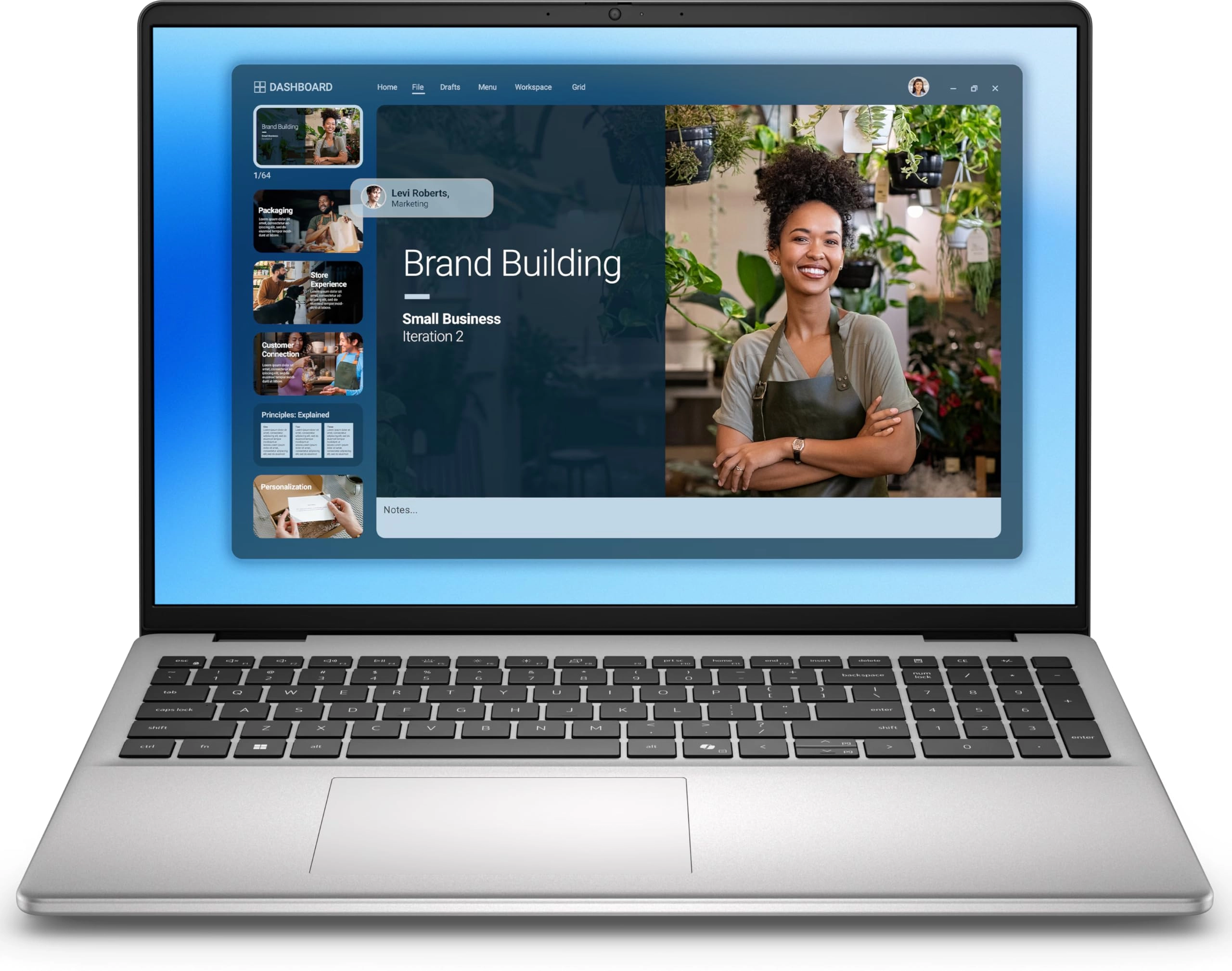 DELL 16 DC LDC16251 - 16'' Core 5 120U 8GB DDR5 512GB SSD