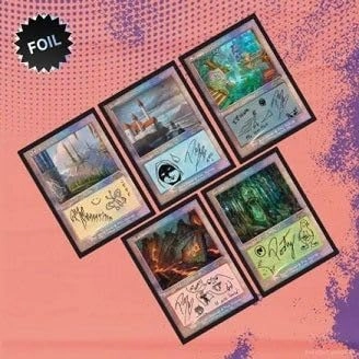 Magic: the Gathering Secret Lair X Post Malone: Lands - 5pcs