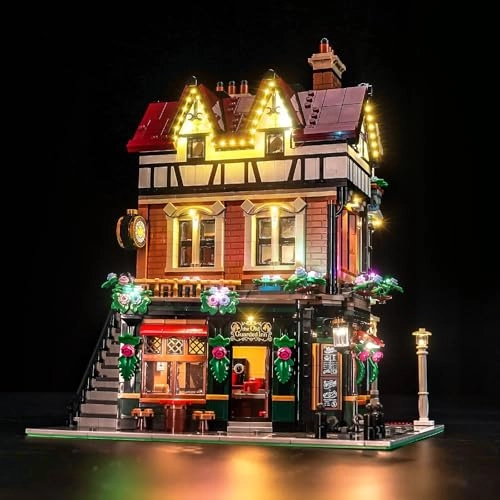 Lighting Kit for LEGO Tudor Corner 10350 - Plastic