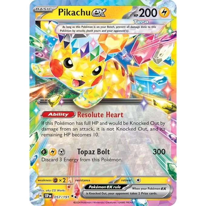 rayihni POKEMON PIKACHU EX 057/191