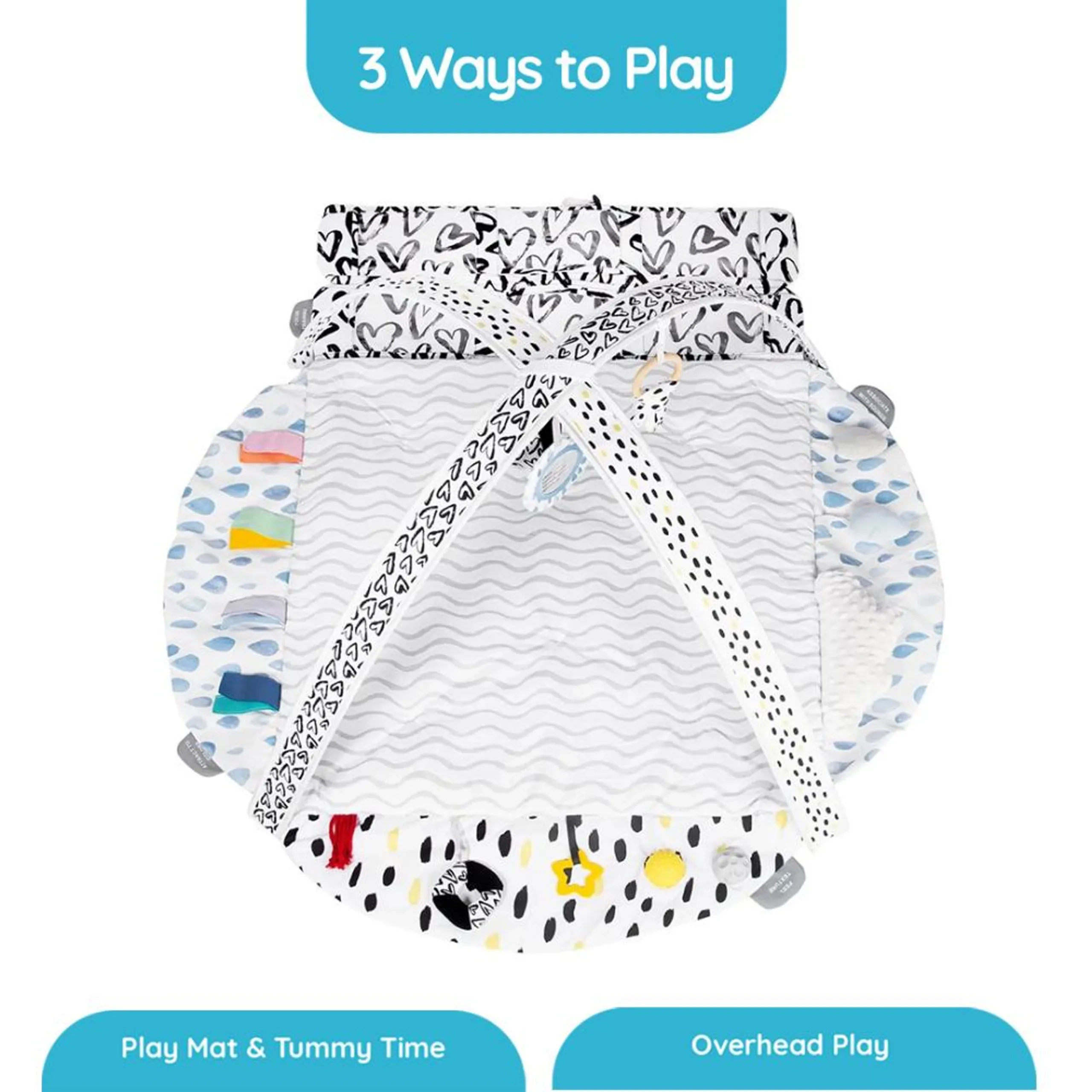 6-in-1 Grow With Me Play Mat - 0 month