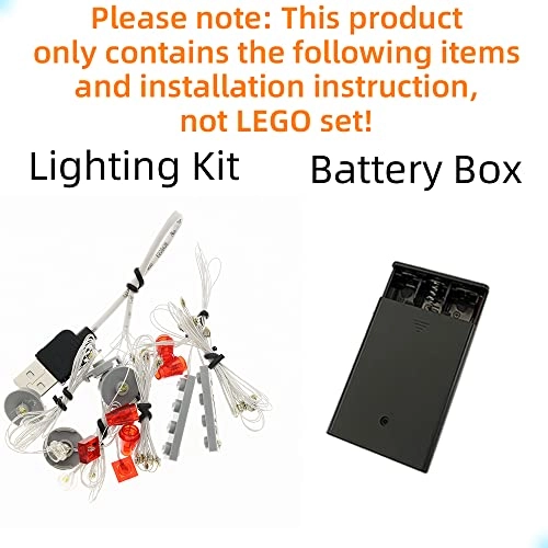 LED Light Kit for LEGO Ghostbusters ECTO-1 10274 - Paper 10 4.5-5V
