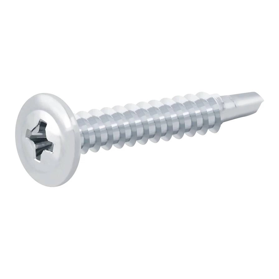 Zinc-Plated Carbon Steel Self Drilling Screw Pack 4.8mm 32mm