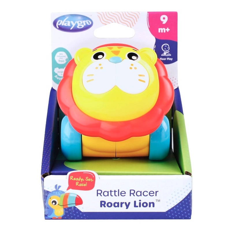 Rattle Racer Roary Lion - Suitable for 9 months & above ABS, PE, Iron 1