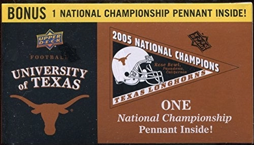 NCAA University of Texas Trading Cards - Blaster Box - 80pcs