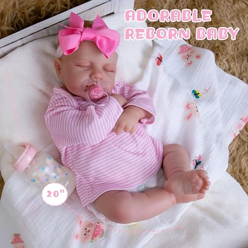 Reborn Baby Doll - 20-Inch Cloth Body Ages 3+