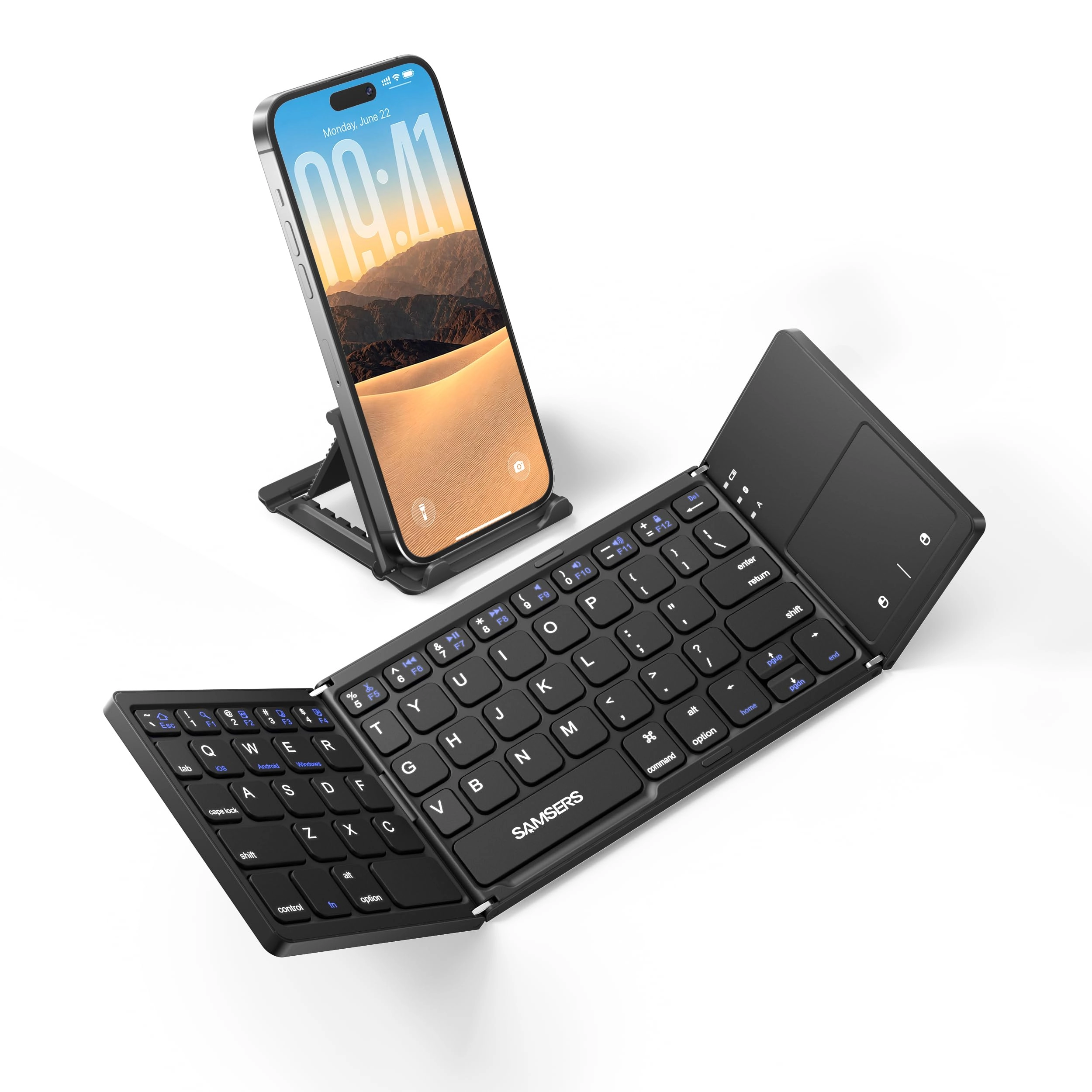 Samsers Foldable Keyboard Bluetooth