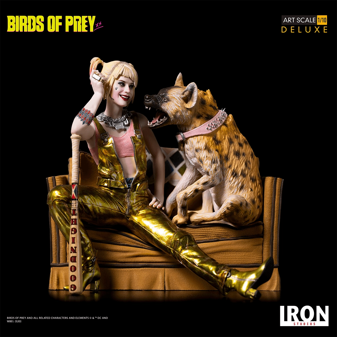 Harley Quinn & Bruce Deluxe Art Scale 1/10 - Birds of Prey Limited Edition Hand Painted Polystone