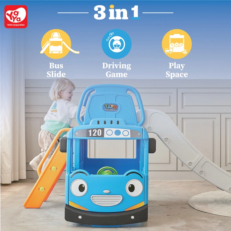 3-in-1 Bus Slide - Beige 105 x 60 x 115 cm