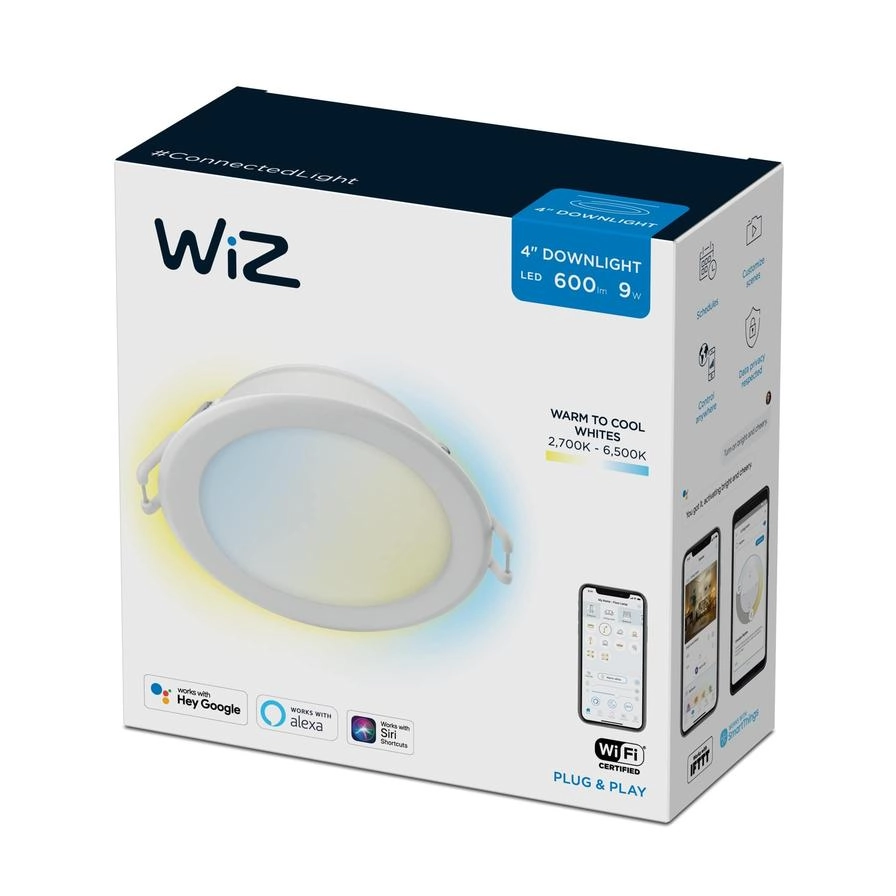 Recessed Downlight - Smart Wi-Fi 9 W Tunable White