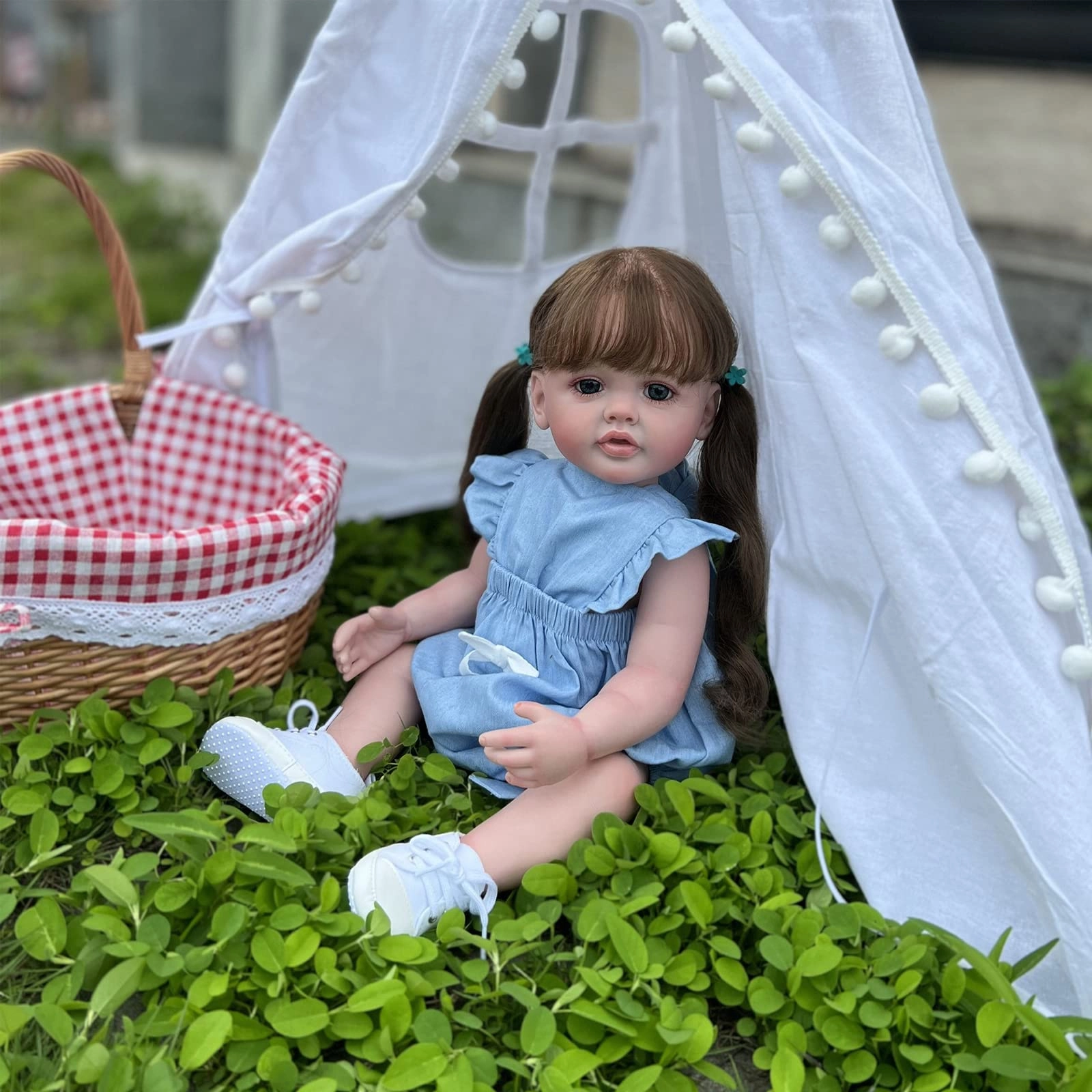 Reborn Doll - 22 Inches (55 cm) Vinyl Girl Sleeping Ages 3+