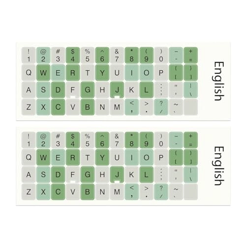 English Alphabet Keyboard Stickers - EN
