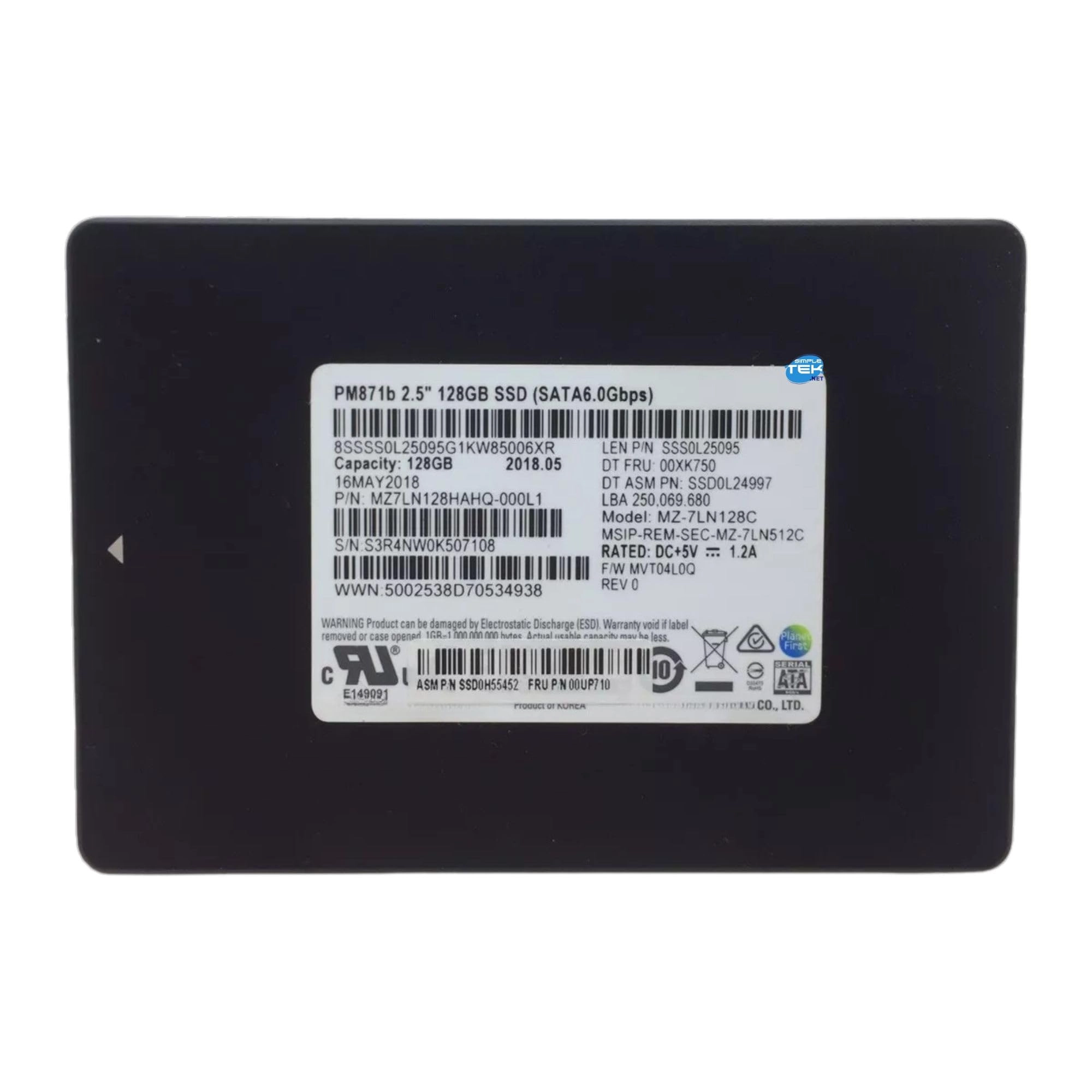 (Refurbished) PM871b - 128GB 2.5-inch