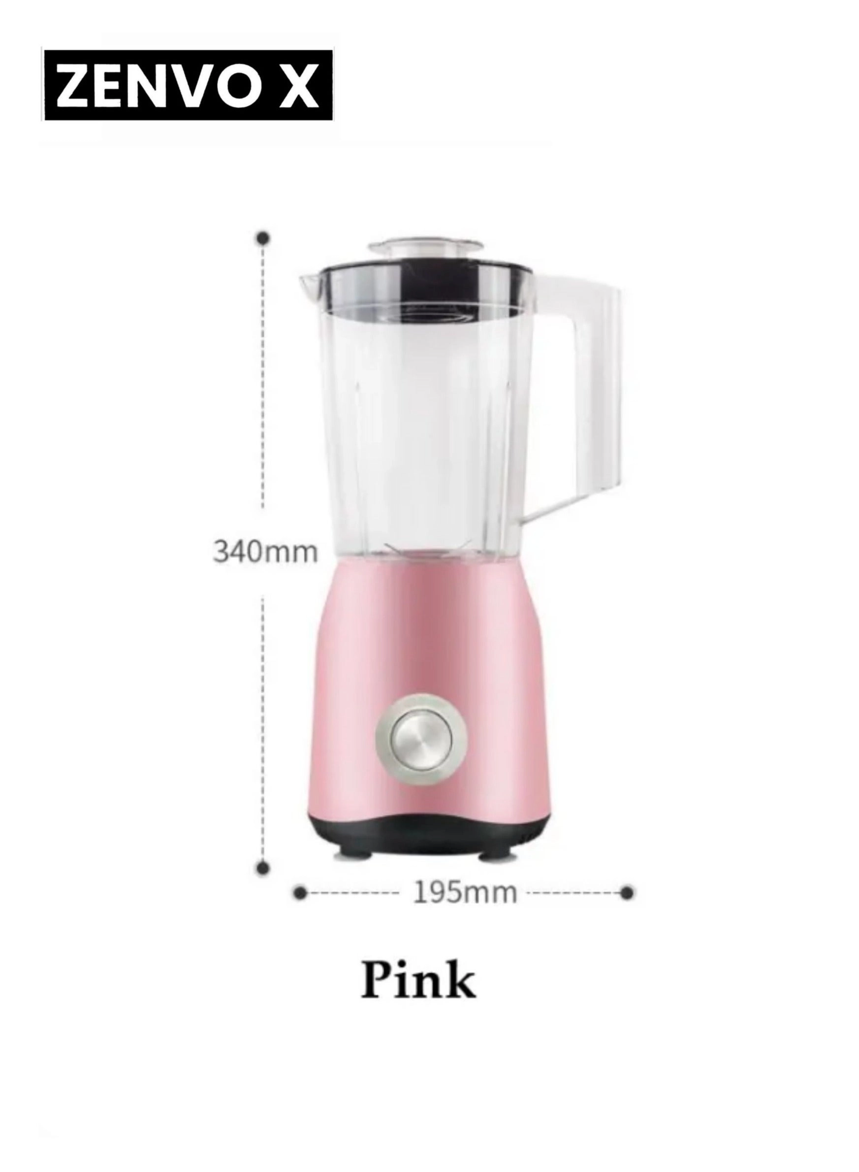 Smoothie Blender & Grinder - Stainless Steel Blades Multi-Speed Settings