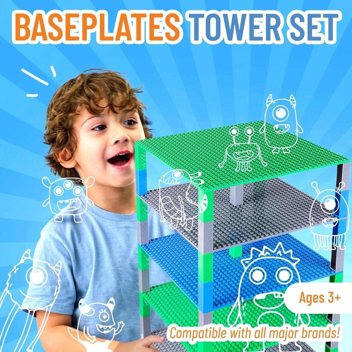 Classic Baseplates - 56 pcs