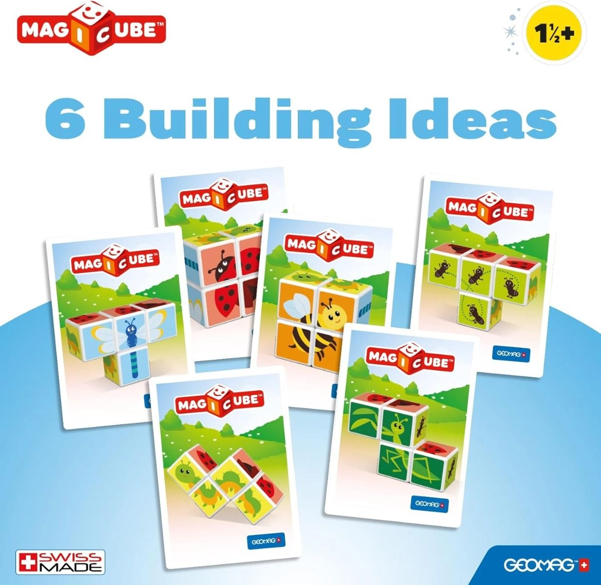 Magicube Mix And Match Insects - 18 Months 7Pcs